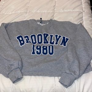 Crop zara sweatshirt